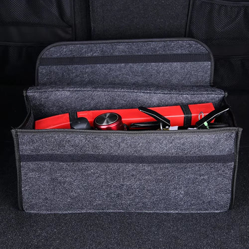 Organizador de Maletero Plegable Antideslizante — Compartimentos XL