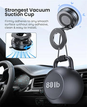 Soporte Magnético de Coche 360° — Ventosa de Succión Potenciada