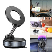 Soporte Magnético de Coche 360° — Ventosa de Succión Potenciada