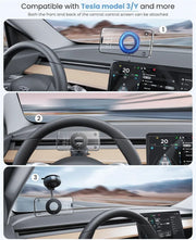 Soporte Magnético de Coche 360° — Ventosa de Succión Potenciada